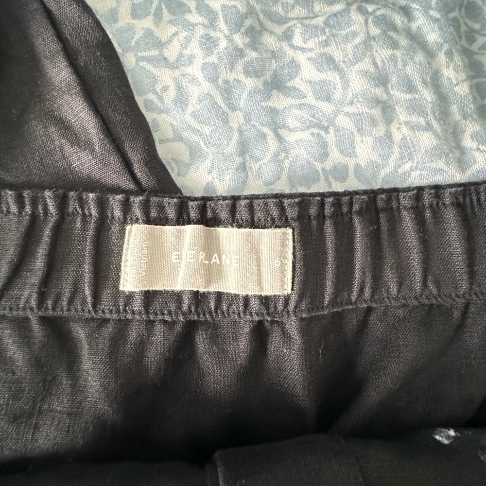 Black Linen Everlane Jumpsuit